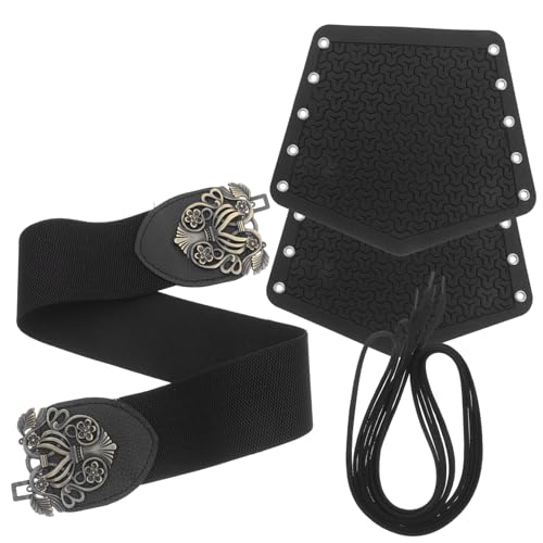 LIOOBO 1 Satz mittelalterlicher Gürtel mittelalterliche Armspange Halloween-mittelalterliches Kostüm Halloween Kostümzubehör -Cosplay-Zubehör Halloween-Cosplay-Gürtel Pu LIOOBO 1 Satz mittelalterlicher Gürtel mittelalterliche Armspange Halloween-mittelalterliches Kostüm Halloween Kostümzubehör -Cosplay-Zubehör Halloween-Cosplay-Gürtel Pu von LIOOBO