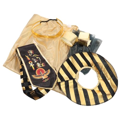 LIOOBO 1 Set Ägyptisches Rollenspiel Outfit Ägyptisches Kostüm Mit Stirnband Halsband – Geeignet Für Partys Aufführungen Feiern Größe L 120–130 Cm LIOOBO 1 Set Ägyptisches Rollenspiel Outfit Ägyptisches Kostüm Mit Stirnband Halsband – Geeignet Für Partys Aufführungen Feiern Größe L 120–130 Cm von LIOOBO