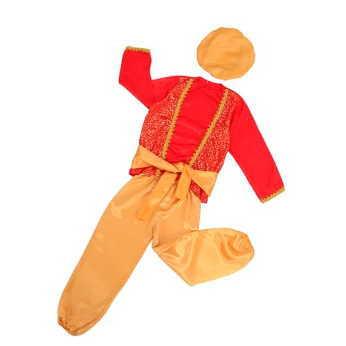 LIOOBO 1 Set Arabischer Prinz Kostüm Cosplay Outfit Mit Hut Und Gürtel Für Jungen Halloween Geburtstag Verkleidung Cosplay Mottopartys Und Schulaufführungen S LIOOBO 1 Set Arabischer Prinz Kostüm Cosplay Outfit Mit Hut Und Gürtel Für Jungen Halloween Geburtstag Verkleidung Cosplay Mottopartys Und Schulaufführungen S von LIOOBO