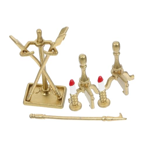 LIOOBO 1 Set Mini Möbel Puppenhaus Kamin Zubehör Set Puppenhaus Kamin Möbel Dekorative Für 1/12 Puppenhaus Dekoration von LIOOBO