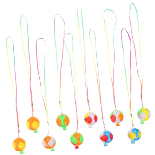 LIOOBO 10 Stück Fußballpfeifspielzeug Pfeifen mit Lanyard Schiedsrichter Fußballspielzeugpfeife bunte Pfeife Farbige Pfeife Sportpfeife mit Lanyard Farbenfrohe Pfeife Plastik LIOOBO 10 Stück Fußballpfeifspielzeug Pfeifen mit Lanyard Schiedsrichter Fußballspielzeugpfeife bunte Pfeife Farbige Pfeife Sportpfeife mit Lanyard Farbenfrohe Pfeife Plastik von LIOOBO
