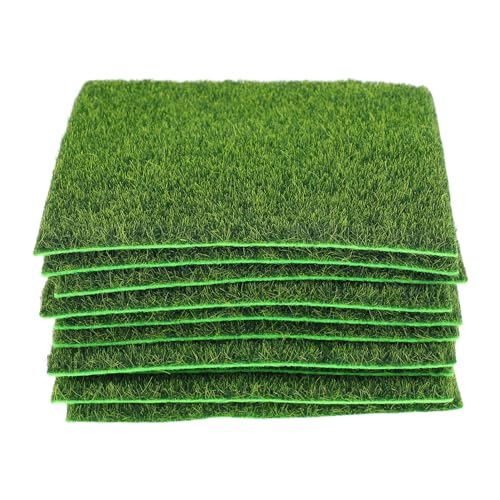 LIOOBO 10 Stück Kunstmoos-Teppich: Kunstrasenmatte, Grünanlage, Wanddekoration, 9,7 cm, Kunstgras Für Topfpflanzen, Miniaturgarten, DIY-bastelarbeiten LIOOBO 10 Stück Kunstmoos-Teppich: Kunstrasenmatte, Grünanlage, Wanddekoration, 9,7 cm, Kunstgras Für Topfpflanzen, Miniaturgarten, DIY-bastelarbeiten von LIOOBO