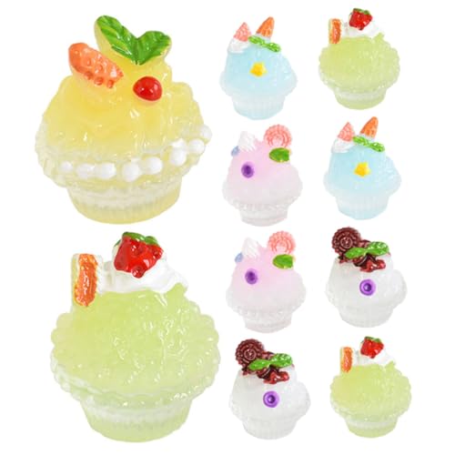 LIOOBO 10 Stück Miniatur Eiscreme Deko Bunte Fake Desserts für Puppenhaus und Miniaturlandschaften Realistische Miniatur Lebensmittel für Kreative Dekoration LIOOBO 10 Stück Miniatur Eiscreme Deko Bunte Fake Desserts für Puppenhaus und Miniaturlandschaften Realistische Miniatur Lebensmittel für Kreative Dekoration von LIOOBO