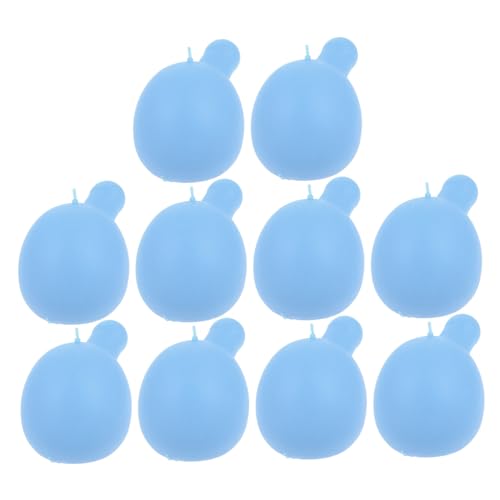 LIOOBO 10 Stück Teiliges PVC Squeeze Toy Insert Weiße Blasen kerne Flexibel und Langlebig Geeignet für DIY Bubble Doll Herstellung Einfach zu Ersetzen und Vielseitig Einsetzbar von LIOOBO