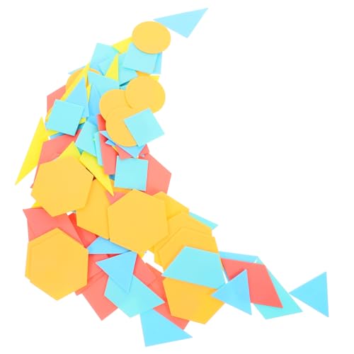 LIOOBO 100 Stücke Geometrische Formen Lernset für Kinder Interaktives Spielzeug zur Formenerkennung und Mathematikverständnis Kunststoffform Matching für Vorschulkinder LIOOBO 100 Stücke Geometrische Formen Lernset für Kinder Interaktives Spielzeug zur Formenerkennung und Mathematikverständnis Kunststoffform Matching für Vorschulkinder von LIOOBO