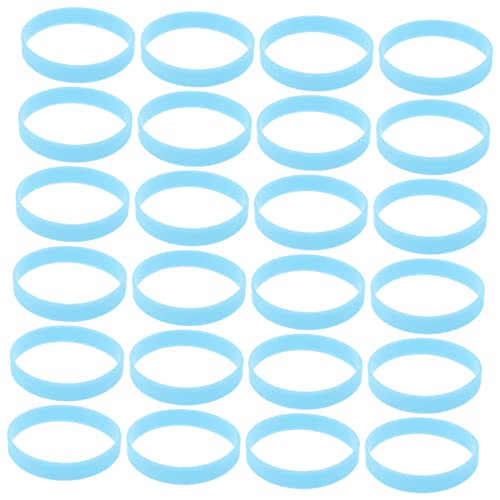 LIOOBO 100 Stück Leuchtende Silikon armbänder Nachtlicht Flexibel Komfortabel Party Zubehör Strapazierfähig Einfach zu Tragen für Familien und Freunde von LIOOBO