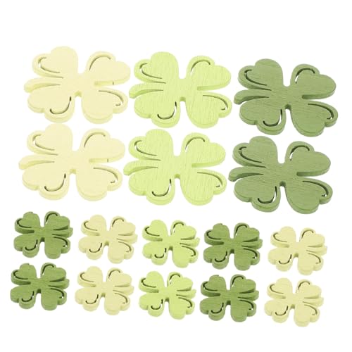 LIOOBO 100 Stück Teiliges Shamrock Konfetti aus Holz Irische Kleeblatt Deko für St Patrick's Day Party Große Kleine Bunte Holzscheiben Symbolisch für Glück und Irische Tradition LIOOBO 100 Stück Teiliges Shamrock Konfetti aus Holz Irische Kleeblatt Deko für St Patrick's Day Party Große Kleine Bunte Holzscheiben Symbolisch für Glück und Irische Tradition von LIOOBO