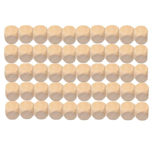 LIOOBO 100 Stück Unglackierte Sechsseitige Würfel mit Abgerundeten Ecken für DIY Bastelprojekte Brettspiele und Partyzubehör LIOOBO 100 Stück Unglackierte Sechsseitige Würfel mit Abgerundeten Ecken für DIY Bastelprojekte Brettspiele und Partyzubehör von LIOOBO