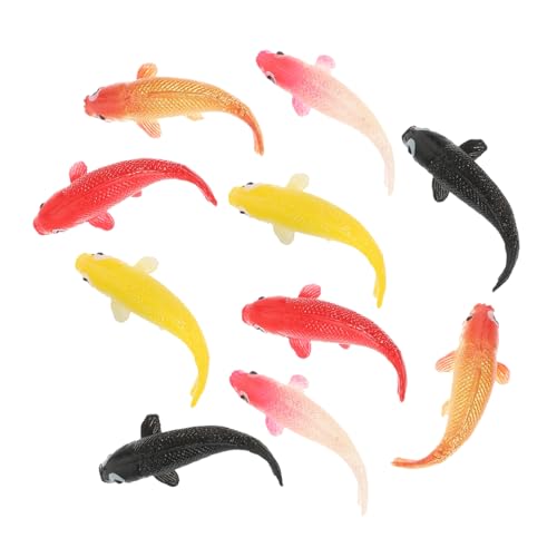 LIOOBO 10Stücke Künstlicher Dekorationsset Fischfiguren für Aquarium Handgefertigte Tiermodelle Realistische Aquarien Dekoration Vielseitig für Terrarien LIOOBO 10Stücke Künstlicher Dekorationsset Fischfiguren für Aquarium Handgefertigte Tiermodelle Realistische Aquarien Dekoration Vielseitig für Terrarien von LIOOBO