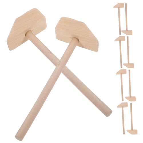 LIOOBO 10Stücke Mini Holzhammer für Glatte Oberfläche Sicheres Partygeschenk oder Lehrmittel Fördert Koordination und Fingergreiffähigkeit LIOOBO 10Stücke Mini Holzhammer für Glatte Oberfläche Sicheres Partygeschenk oder Lehrmittel Fördert Koordination und Fingergreiffähigkeit von LIOOBO
