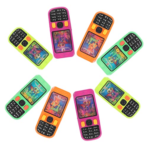 LIOOBO 10Stücke Teiliges Wasserringwurfspielzeug im Handy Design Spaßige Partyspiele für Kindergeburtstage und Freizeit Tragbar und Leicht für Wasserspiele von LIOOBO