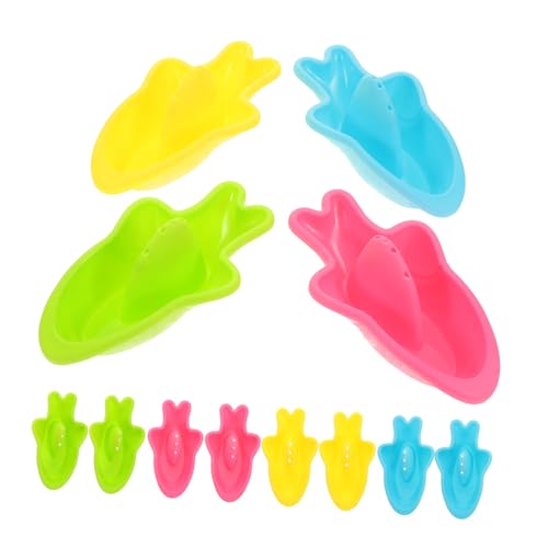LIOOBO 12 Stück Bunte Kunststoffboote für Fördert Fantasie und Interaktion zwischen Eltern und Junge Mädchen für Pool Badewanne und Strand LIOOBO 12 Stück Bunte Kunststoffboote für Fördert Fantasie und Interaktion zwischen Eltern und Junge Mädchen für Pool Badewanne und Strand von LIOOBO