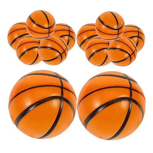 LIOOBO 12 Stück Mini Basketball Stressbälle Knautschspielzeug aus PU Dehnbar für Entspannung und Partys Mitgebsel für Erwachsene LIOOBO 12 Stück Mini Basketball Stressbälle Knautschspielzeug aus PU Dehnbar für Entspannung und Partys Mitgebsel für Erwachsene von LIOOBO