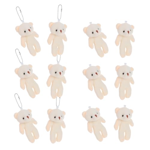 LIOOBO 12 Stück Süße Schlüsselanhänger aus PP Baumwolle Diy Tierchen für Taschen Partys und Valentinstag LIOOBO 12 Stück Süße Schlüsselanhänger aus PP Baumwolle Diy Tierchen für Taschen Partys und Valentinstag von LIOOBO