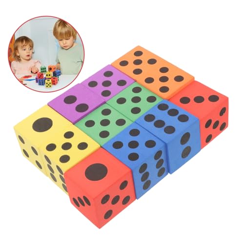 LIOOBO 12 Stück Teiliges Eva Schaumstoff Würfel für Bunte Spielwürfel Sicher Leicht für Brettspiele Reisen Unterricht und Outdoor Spielspaß Zufällige Farbe Zufällige Farbe LIOOBO 12 Stück Teiliges Eva Schaumstoff Würfel für Bunte Spielwürfel Sicher Leicht für Brettspiele Reisen Unterricht und Outdoor Spielspaß Zufällige Farbe Zufällige Farbe von LIOOBO