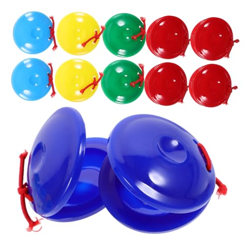 LIOOBO 12 Stück Teiliges Orff Percussion Bunte Plastik Fingerkastagnetten Musikinstrument Fördert Hand Auge Koordination und Frühe Musikalische Entwicklung LIOOBO 12 Stück Teiliges Orff Percussion Bunte Plastik Fingerkastagnetten Musikinstrument Fördert Hand Auge Koordination und Frühe Musikalische Entwicklung von LIOOBO