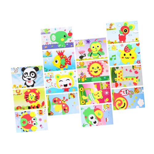 LIOOBO 15 Stück Teiliges Eva Sticker für Bunte Cartoon Lernaufkleber DIY Bastelmaterial Stabile Leicht Haftende Kreative Kunsthandwerk Aufkleber Geeignet für Kleinkinder und LIOOBO 15 Stück Teiliges Eva Sticker für Bunte Cartoon Lernaufkleber DIY Bastelmaterial Stabile Leicht Haftende Kreative Kunsthandwerk Aufkleber Geeignet für Kleinkinder und von LIOOBO