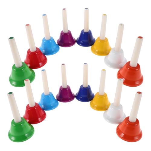 LIOOBO 16 Stück Musikinstrument für Tragbare Percussion für Schulaktivitäten und Kirchenveranstaltungen für Kreative Musikalität und Gruppenaktivitäten von LIOOBO
