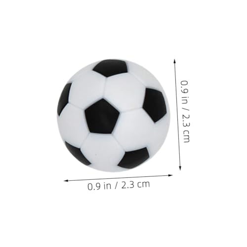 LIOOBO 16 Stück Teiliges Mini Tischfußball Ersatzbälle aus Leicht zu Reinigendem HIPS Material für Kickertisch Kompakt und Portabel für Drinnen und Freizeitspiele von LIOOBO