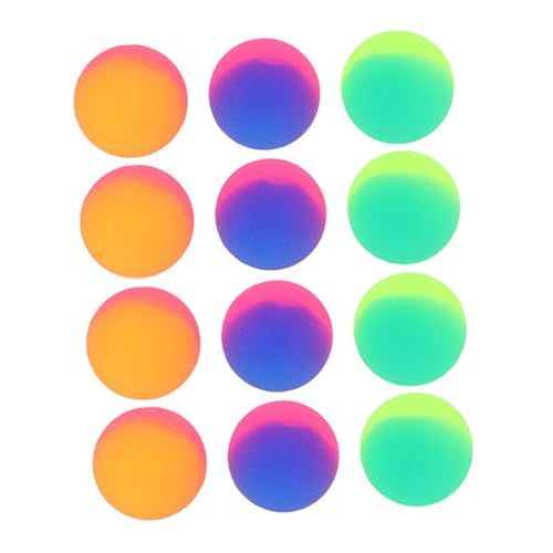 LIOOBO 18 Stück Gummi Hüpfbälle 45 Mm Bunt Große Hüpfbälle Füllmaterial Für Goodie Bags Für Karneval Geburtstagsfeiern Klassenzimmerpreise Outdoor Spiele Für Hunde von LIOOBO