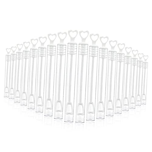 LIOOBO 18Stücke Teiliges Herzblasenstäbe Nachfüllbare Blasenrohre für Hochzeiten und Partys Leere Blasenstäbe zum Selbermachen von Seifenblasenflüssigkeit für Erwachsene LIOOBO 18Stücke Teiliges Herzblasenstäbe Nachfüllbare Blasenrohre für Hochzeiten und Partys Leere Blasenstäbe zum Selbermachen von Seifenblasenflüssigkeit für Erwachsene von LIOOBO
