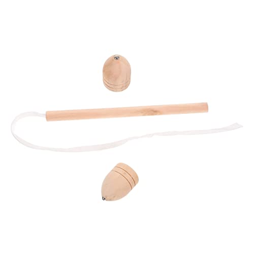 LIOOBO 1Satz Holz Gyroskop Traditionelles Chinesisches für Kreatives Montessori Langlebig und Sicher für Interaktive Eltern Spiele von LIOOBO