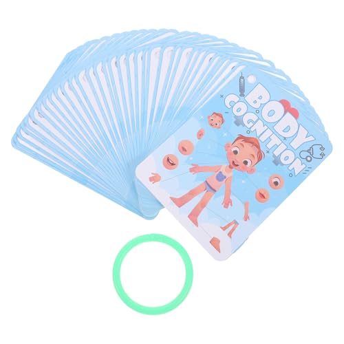 LIOOBO Körper Lernkarten für Kleinkinder 36 Stück Körperteile Flashcards Interaktives Lernspielzeug für Vorschulkinder Tragbare Kognitive Lernkarten für Eltern Kind Bindung LIOOBO Körper Lernkarten für Kleinkinder 36 Stück Körperteile Flashcards Interaktives Lernspielzeug für Vorschulkinder Tragbare Kognitive Lernkarten für Eltern Kind Bindung von LIOOBO