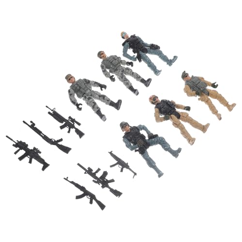 LIOOBO 1Satz Mini Soldaten Figuren Modelle Langlebige Miniaturen für Realistische Szenenlayout Requisiten für Sammler von LIOOBO