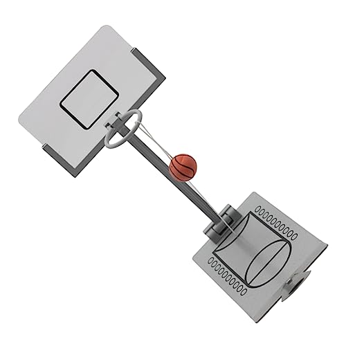 LIOOBO 1Stück Desktop Basketball Dekompression Faltbarer Mini Basketballkorb für Büro und Zuhause Kompakt und Leicht zur Stressbewältigung für Basketball Fans von LIOOBO