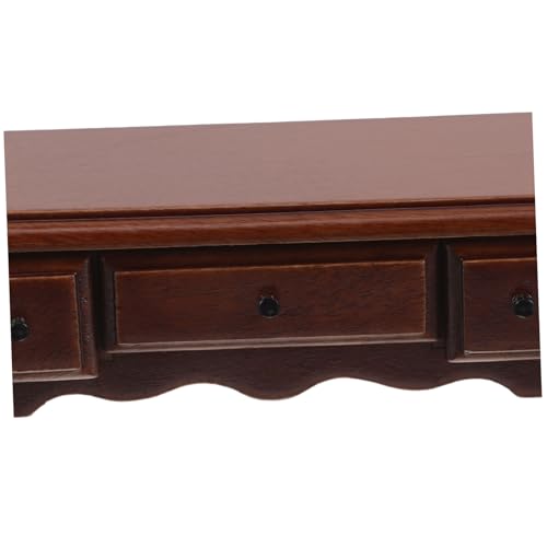 LIOOBO 1Stücke Vintage Holz Teetisch Kastanienfarbe Realistisches Modell für Wohnzimmer Dekoration für Miniaturszenen und Sammlerstücke LIOOBO 1Stücke Vintage Holz Teetisch Kastanienfarbe Realistisches Modell für Wohnzimmer Dekoration für Miniaturszenen und Sammlerstücke von LIOOBO