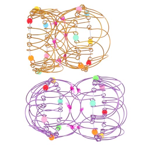 LIOOBO 2 Flexible Magische Eisenschleifen Kreatives Verwandelbares Zappelspielzeug Für Für Fantasie Und Logik – Metallreifen Für Tricks Und Bastelarbeiten LIOOBO 2 Flexible Magische Eisenschleifen Kreatives Verwandelbares Zappelspielzeug Für Für Fantasie Und Logik – Metallreifen Für Tricks Und Bastelarbeiten von LIOOBO