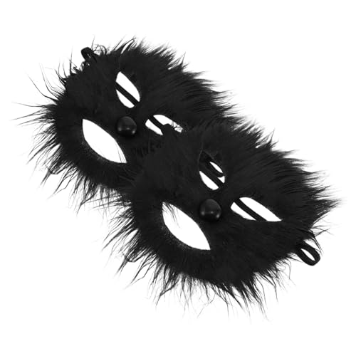 LIOOBO 2 Stück Cosplay Kostüm Realistische Tiermaske für Halloween Party Damen Mädchen Verkleidung Geburtstagsfeier Masquerade Zubehör von LIOOBO