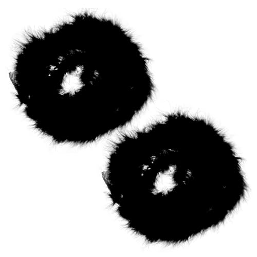 LIOOBO 2 Stück DIY Federboa Schwarze Dekorationsmaterialien für Kostüme für Bastelprojekte Hochzeiten Karneval und Partyzubehör LIOOBO 2 Stück DIY Federboa Schwarze Dekorationsmaterialien für Kostüme für Bastelprojekte Hochzeiten Karneval und Partyzubehör von LIOOBO