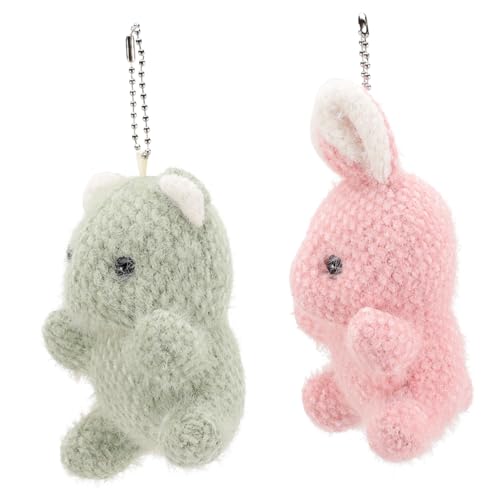 LIOOBO 2 Stück Plüsch Hase Schlüsselanhänger Cartoon Bag Pendant Kuscheliges Dekoanhänger Für Handtasche Rucksack Zufällige Farben Niedliche Geschenkidee Für Mädchen LIOOBO 2 Stück Plüsch Hase Schlüsselanhänger Cartoon Bag Pendant Kuscheliges Dekoanhänger Für Handtasche Rucksack Zufällige Farben Niedliche Geschenkidee Für Mädchen von LIOOBO