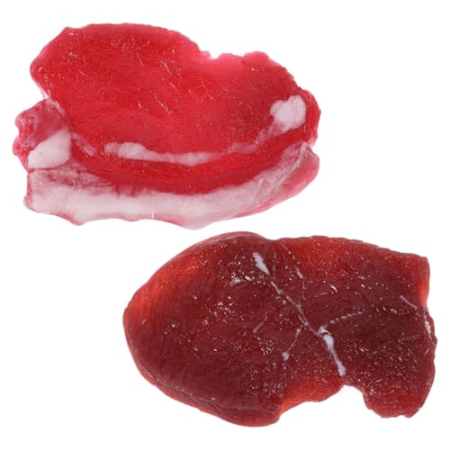 LIOOBO 2 Stück Realistische Fake Fleischmodelle Lifelike Pork und Beef für Küchen Dekoration Fotografie Requisiten und Markt Präsentation LIOOBO 2 Stück Realistische Fake Fleischmodelle Lifelike Pork und Beef für Küchen Dekoration Fotografie Requisiten und Markt Präsentation von LIOOBO