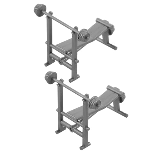 LIOOBO 2 Stück Realistisches Gym Zubehör für Puppenhäuser mit Hantelspielzeug und Gewichtsbank für Kreative Miniaturprojekte LIOOBO 2 Stück Realistisches Gym Zubehör für Puppenhäuser mit Hantelspielzeug und Gewichtsbank für Kreative Miniaturprojekte von LIOOBO