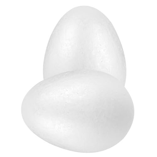 LIOOBO 2 Stück Schaum Eier Handwerk weiße Schaumeier gestrichen großes Schaumei unbemalt Eier selber machen Jumbo ostereier deko dekorative ostereier schäumen eier ostern ei Eier basteln LIOOBO 2 Stück Schaum Eier Handwerk weiße Schaumeier gestrichen großes Schaumei unbemalt Eier selber machen Jumbo ostereier deko dekorative ostereier schäumen eier ostern ei Eier basteln von LIOOBO