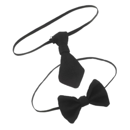 LIOOBO 2 Stück Schwarze Krawatten für Puppen für DIY Doll Puppenhaus Dekoration und Kreatives LIOOBO 2 Stück Schwarze Krawatten für Puppen für DIY Doll Puppenhaus Dekoration und Kreatives von LIOOBO
