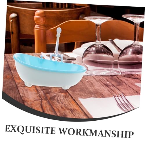 LIOOBO 2 Stück Teiliges Miniatur-badewannen-Set aus Kunststoff Vielseitige Trinkbecher mit Verspieltem Milchshake-Design Dekorative Requisiten für Restaurant und Zuhause von LIOOBO