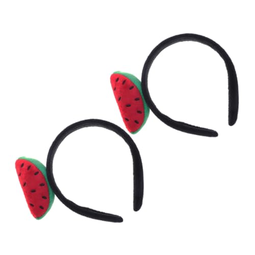 LIOOBO 2 Stück Wassermelonen Haarband aus Weichem Stoff Lustiges Bequemes Stirnband für Damen und Mädchen Sommerliches Party Accessoire für Tropische Anlässe und Fruchtige Looks LIOOBO 2 Stück Wassermelonen Haarband aus Weichem Stoff Lustiges Bequemes Stirnband für Damen und Mädchen Sommerliches Party Accessoire für Tropische Anlässe und Fruchtige Looks von LIOOBO