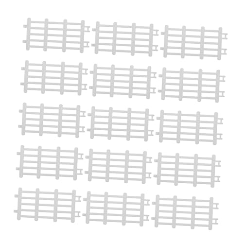 LIOOBO 20 Stück Miniaturzaun Set Kunststoff Gartenzaun für DIY Puppenhaus Mini Landschaften für Mini Sandtische und Kreative Dekorationen LIOOBO 20 Stück Miniaturzaun Set Kunststoff Gartenzaun für DIY Puppenhaus Mini Landschaften für Mini Sandtische und Kreative Dekorationen von LIOOBO