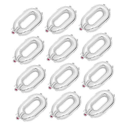 LIOOBO 20 Stück Teiliges Aluminiumfolie Luftballons Silber Wiederverwendbar Sicher für Geburtstagsfeiern Familienfeste Party Dekoration Vielseitige Hängedeko und Fotorequisiten LIOOBO 20 Stück Teiliges Aluminiumfolie Luftballons Silber Wiederverwendbar Sicher für Geburtstagsfeiern Familienfeste Party Dekoration Vielseitige Hängedeko und Fotorequisiten von LIOOBO