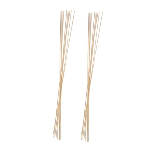 LIOOBO 20 Stück Teiliges Bambusstäbe zum Basteln Flexible und Stabile Kitemaststäbe aus Naturbelassenem Bambus Geeignet für Kite Bausätze und DIY Drachenbau Sicher und von LIOOBO