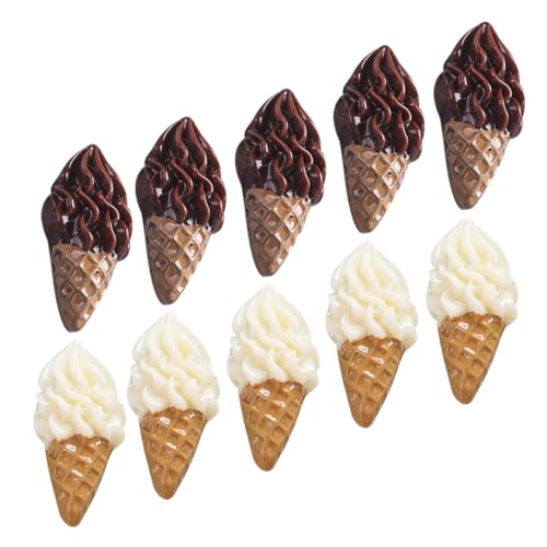 LIOOBO 20 Stück Teiliges Miniatur Eiscreme für Puppenhaus Dekoration Realistische Kunststoffeis für DIY Zubehör und Handyhüllen Langlebig und Farbecht LIOOBO 20 Stück Teiliges Miniatur Eiscreme für Puppenhaus Dekoration Realistische Kunststoffeis für DIY Zubehör und Handyhüllen Langlebig und Farbecht von LIOOBO