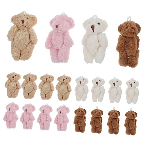 LIOOBO 20Stücke Mini Plüschbären Spielzeugset Plüsch Bären und Handgemachte Deko für DIY Partys und Weiche Miniaturbären für Kreative LIOOBO 20Stücke Mini Plüschbären Spielzeugset Plüsch Bären und Handgemachte Deko für DIY Partys und Weiche Miniaturbären für Kreative von LIOOBO