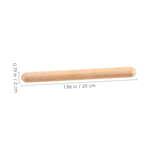 LIOOBO 20Stücke Rhythmus Stöcke aus Holz Klassische Musikspielzeuge für Gruppenaktivitäten und Musikalische Kompatibel mit und Djembe von LIOOBO