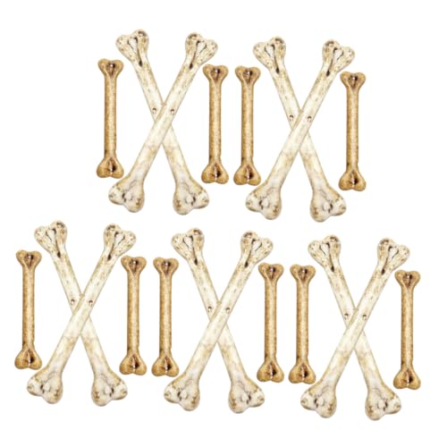 LIOOBO 20stücke Simulierte Knochen Halloween Dekoration Knochen Modell DIY Anhänger Schmuck Party Requisiten von LIOOBO
