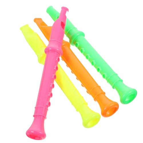 LIOOBO 24 Stück Kinderpfeifen Flöte Musikinstrument für Bunte Klangspielzeuge Musikalität und Rhythmusgefühl für Mädchen und Jungen Zufällige Farbe Zufällige Farbe von LIOOBO