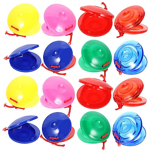 LIOOBO 24Stücke Castanet Percussion Musikinstrumente für Farbige Bildungsspielzeuge Musikverständnis und Rhythmusgefühl LIOOBO 24Stücke Castanet Percussion Musikinstrumente für Farbige Bildungsspielzeuge Musikverständnis und Rhythmusgefühl von LIOOBO