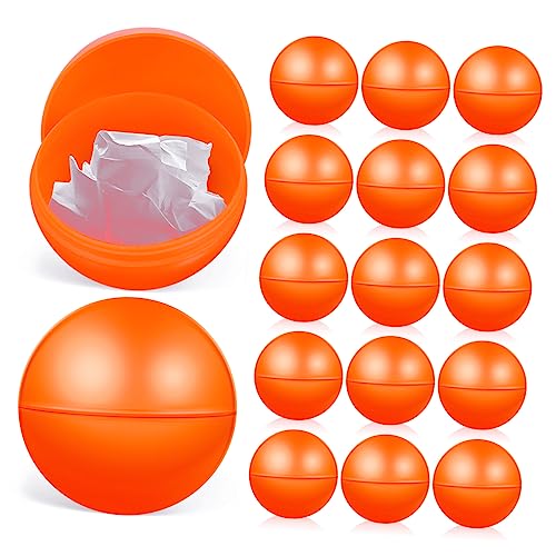 LIOOBO 25 Stück Hohle Tombola Kugeln Runde Öffbare Spielbälle aus Kunststoff Orange für Gewinnspiele Partys und Aktivitäten LIOOBO 25 Stück Hohle Tombola Kugeln Runde Öffbare Spielbälle aus Kunststoff Orange für Gewinnspiele Partys und Aktivitäten von LIOOBO